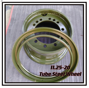 Roda tubular de aço com aro tamanho 11.25-20