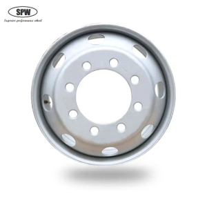 Rodas de aço sem câmara de ar 19,5*7,5 polegadas para pneus 265/70R19,5